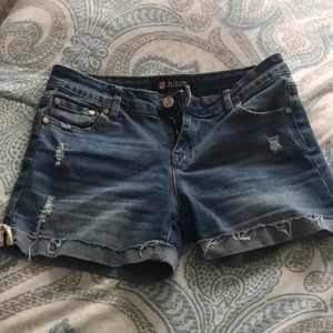 Jean shorts from Tillys